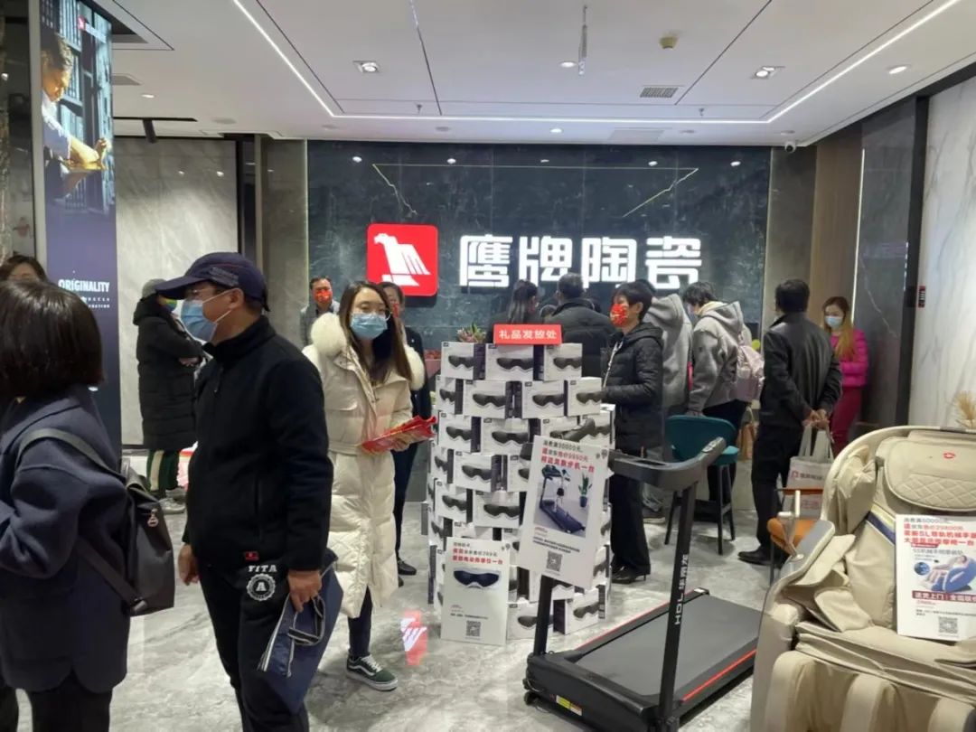 勢(shì)不可擋，鷹牌陶瓷終端布局再提速，石家莊1000㎡旗艦店盛大開(kāi)業(yè)！