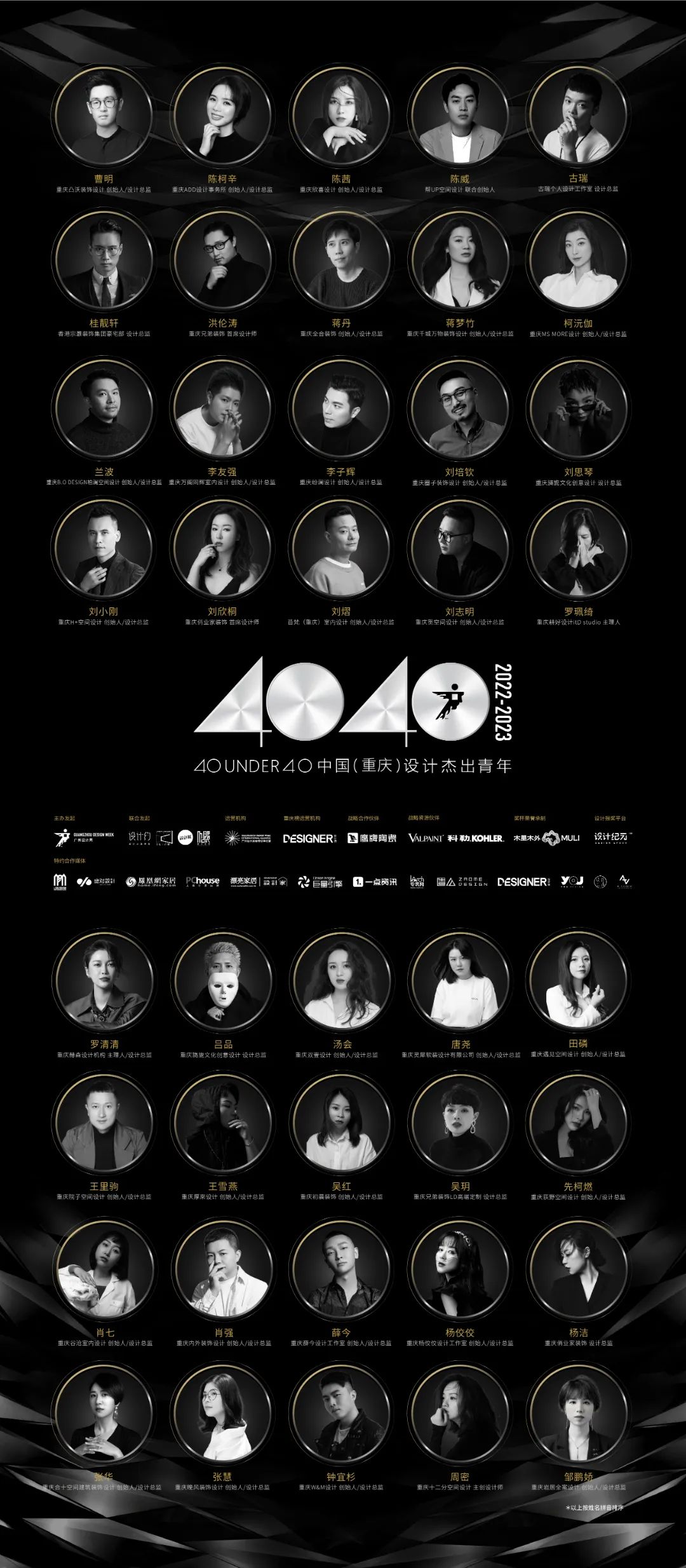 40 UNDER 40 | 省區(qū)榜List·2揭曉！10省區(qū)350位設計杰出青年脫穎而出！(圖4)