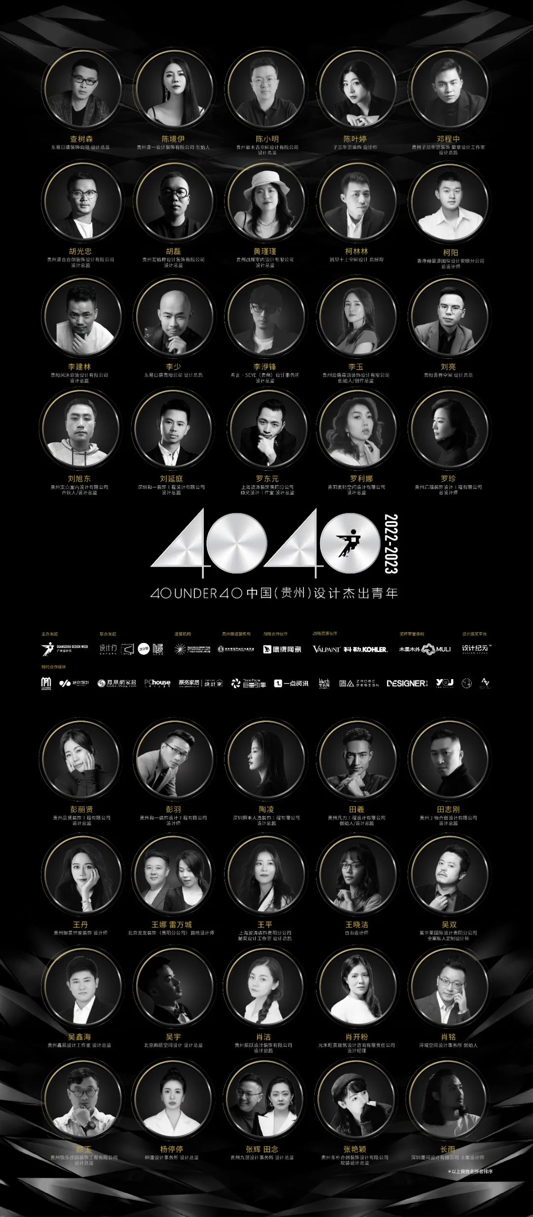 40 UNDER 40 | 省區(qū)榜List·2揭曉！10省區(qū)350位設計杰出青年脫穎而出！(圖10)