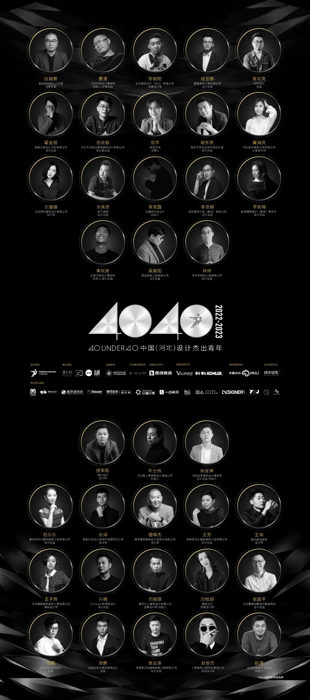 40 UNDER 40 | 省區(qū)榜List·2揭曉！10省區(qū)350位設計杰出青年脫穎而出！(圖16)