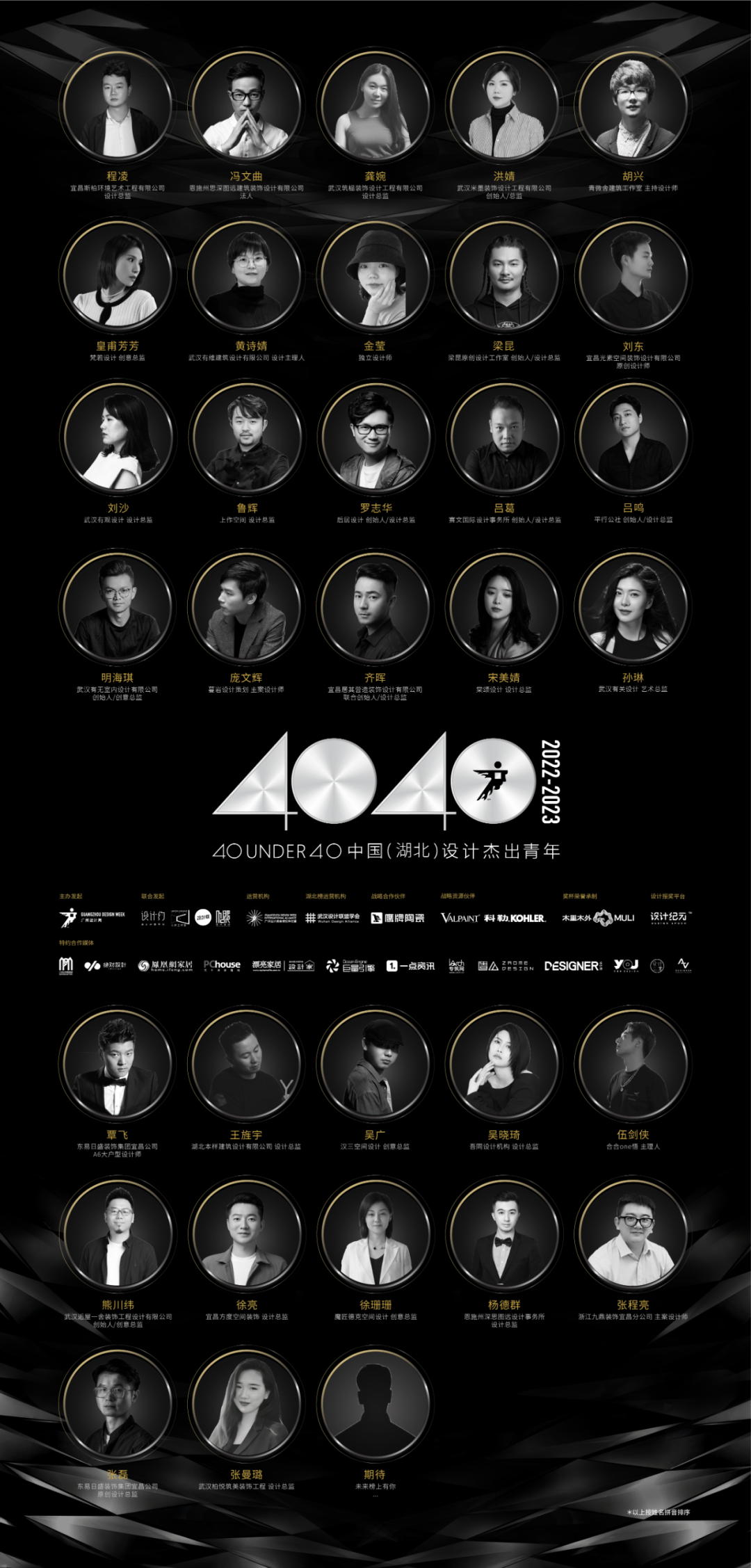 40 UNDER 40 | 省區(qū)榜List·2揭曉！10省區(qū)350位設計杰出青年脫穎而出！(圖19)