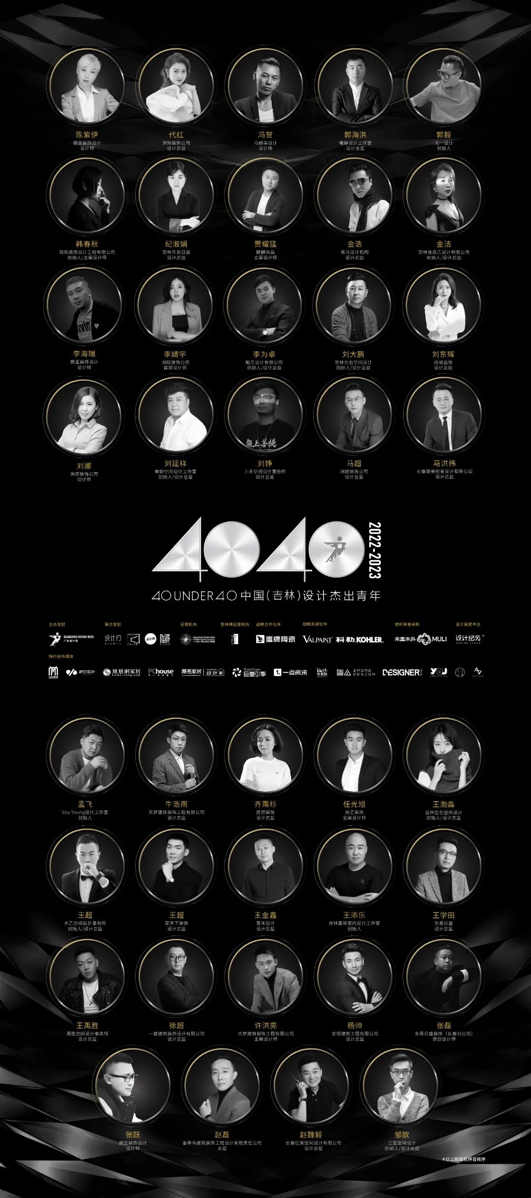 40 UNDER 40 | 省區(qū)榜List·2揭曉！10省區(qū)350位設計杰出青年脫穎而出！(圖25)