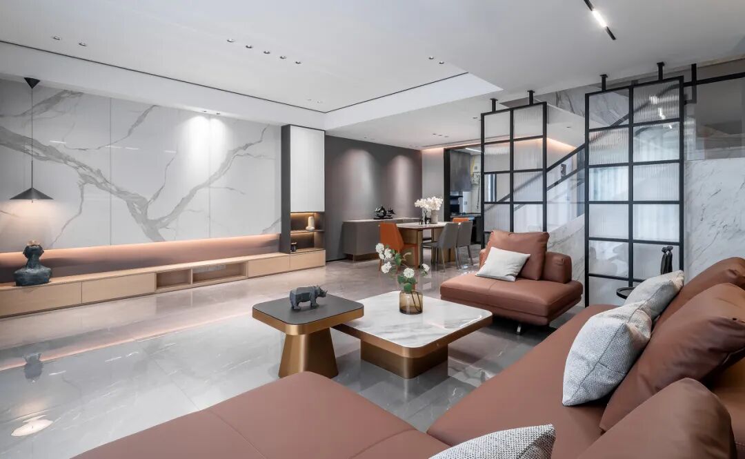 百萬案例｜280m2現(xiàn)代簡約風，簡單又不失質感，住的超舒心(圖5)